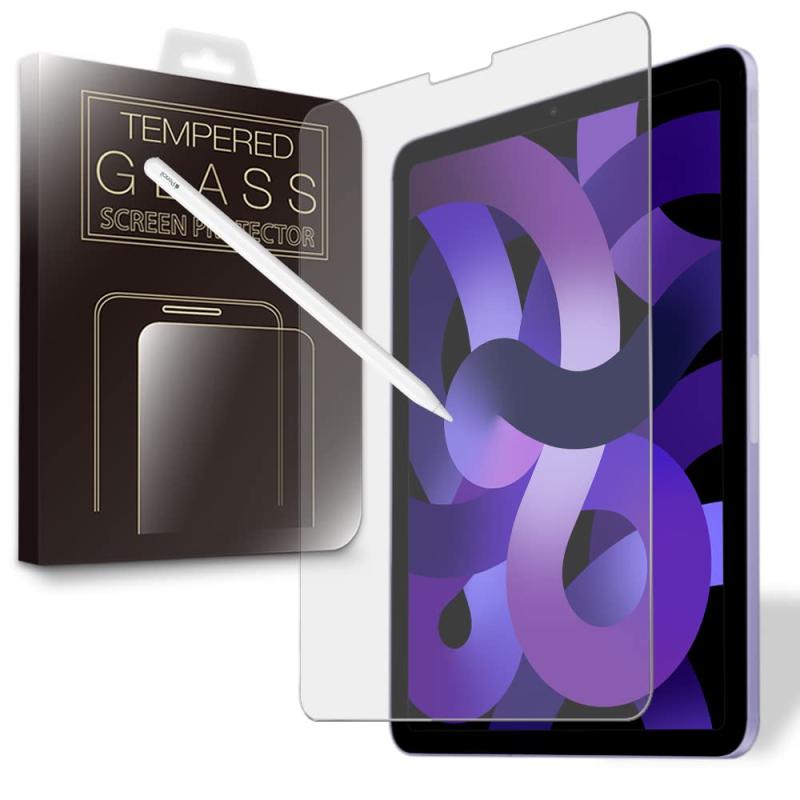 MS factory iPad 用 ペーパー 紙 ライク ガラスフィルム 紙のような描き心地 アンチグレア フィルム 日本製 旭硝子