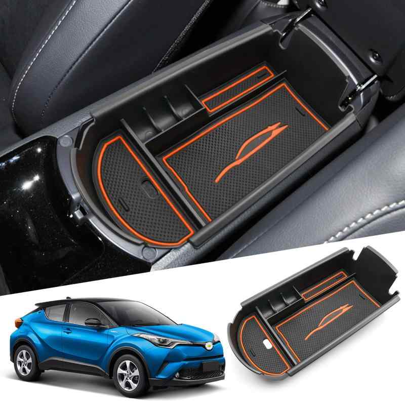 SHAOHAO トヨタC-HR 専用コンソールトレイ ZYX10/NGX50系 収納トレイ コンソールボックス 小物入れトレイ カーアクセサリー 内装パーツ..