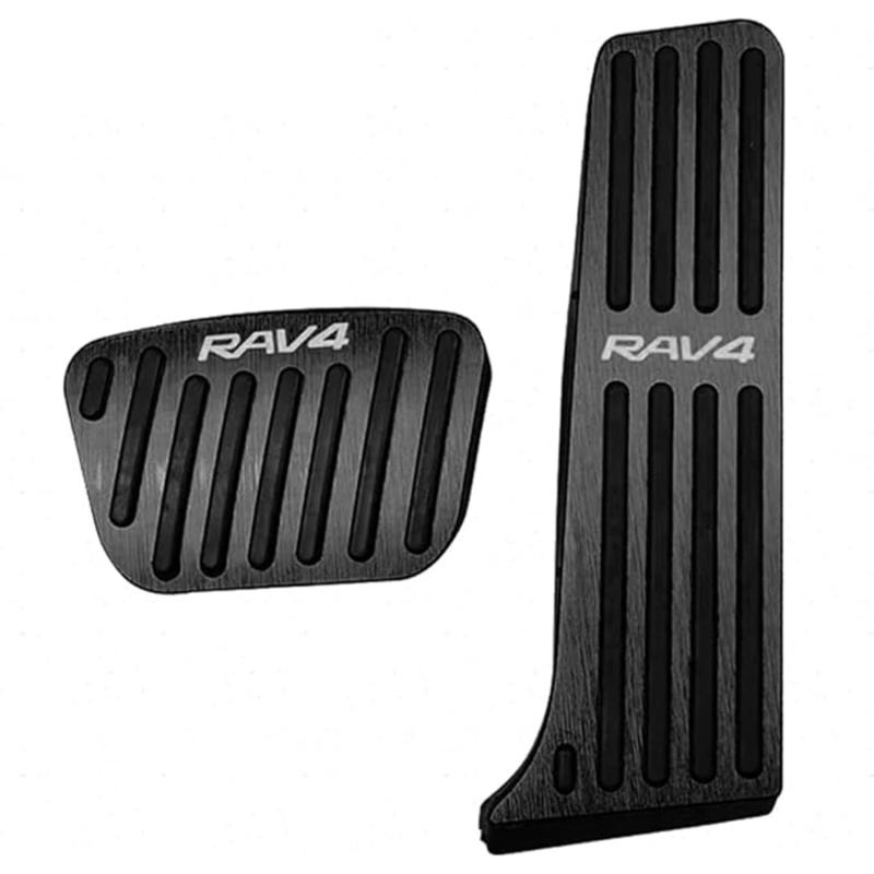 【InnoWave】RAV4 ペダルカバー （2021年12月～現在） 適合 新型RAV4 XA50系 アクセルペダル アルミ ペダル 専用設計
