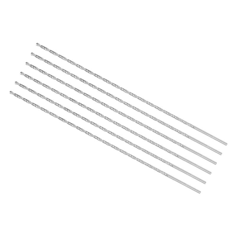 乐天商城 - CoCud エクストラロングツイストドリルビット ドリルビット径2mm 全長200mm 高速度鋼ツイストドリルビット 硬化金属木工プラスチックアルミニウム用 6本入り