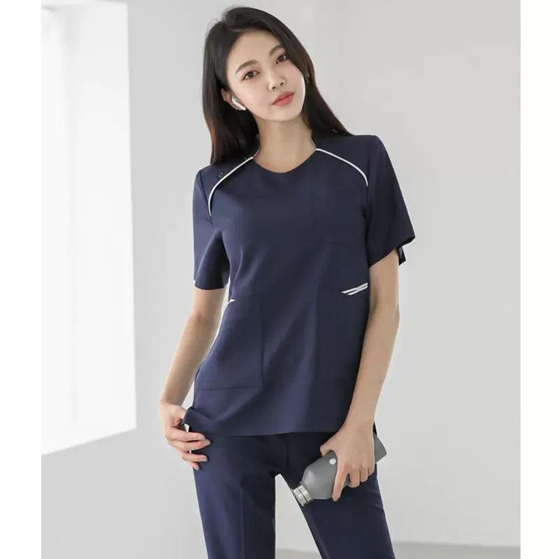 ・カテゴリ: 衣服、白衣・性別: 男女兼用・主な素材: 綿麻・素材の含有量: 綿 30%以上50%未満・袖の形状: 通常の袖・カラー展開: 深藍色半袖レディースセット、深藍色半袖メンズセット、深藍色長袖レディースセット、深藍色長袖メンズセット・サイズ展開: XS、S、M、L、XL、XXL、XXXL