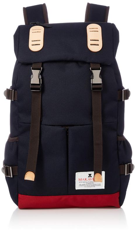 マキャベリック リュック TRUCKS DOUBLE BELT PMD MIX DAYPACK D.NV/RED (941)