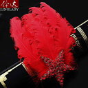 ブローチ セレモニー おしゃれ アメリカ 羽 五芒星 フェイク コサージュ ウェディング 司会者 ホスト アクセサリー レディース ファッション 装飾品 ジュエリー