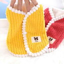 ペット ウェア 犬 猫 小型犬 チワワ ビション テディ 服 秋冬 ベスト 綿 暖かい 起毛 カジュアル かわいい