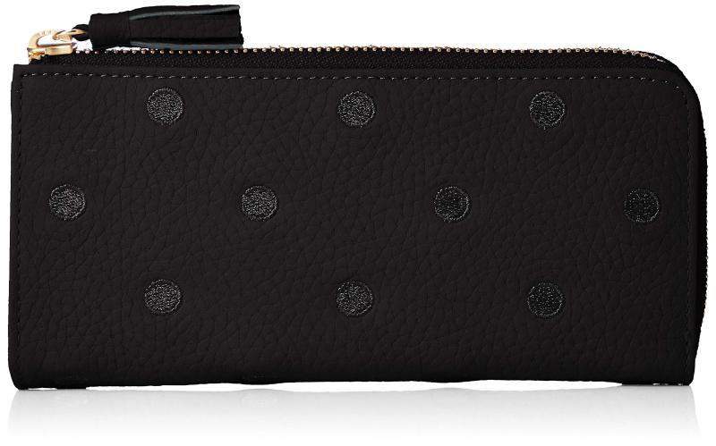 ペルケ 牛革ドット刺繍L字パームフィット長財布 08-06-02978 レディース