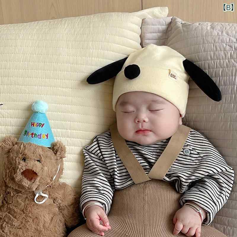 セキュアデポのキッズ ベビー 帽子 秋冬 おしゃれ かわいい 鹿 形 ベビー 帽子 綿 新生児 帽子 新生児 暖かい 耳保護 帽子｜アングル2