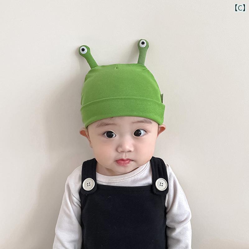 セキュアデポのキッズ ベビー 帽子 秋冬 おしゃれ かわいい 鹿 形 ベビー 帽子 綿 新生児 帽子 新生児 暖かい 耳保護 帽子｜アングル3