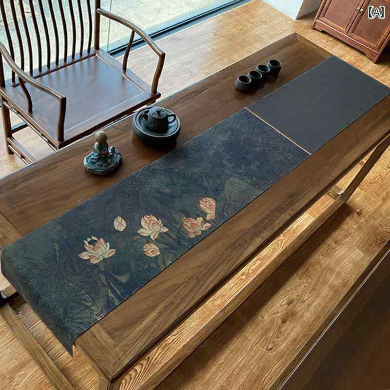 テーブルランナー チャイナ風 レトロ テーブルクロス テーブルカバー テーット ロング 瞑想茶 コーヒーテーブル おしゃれ レトロ インテリア 防水