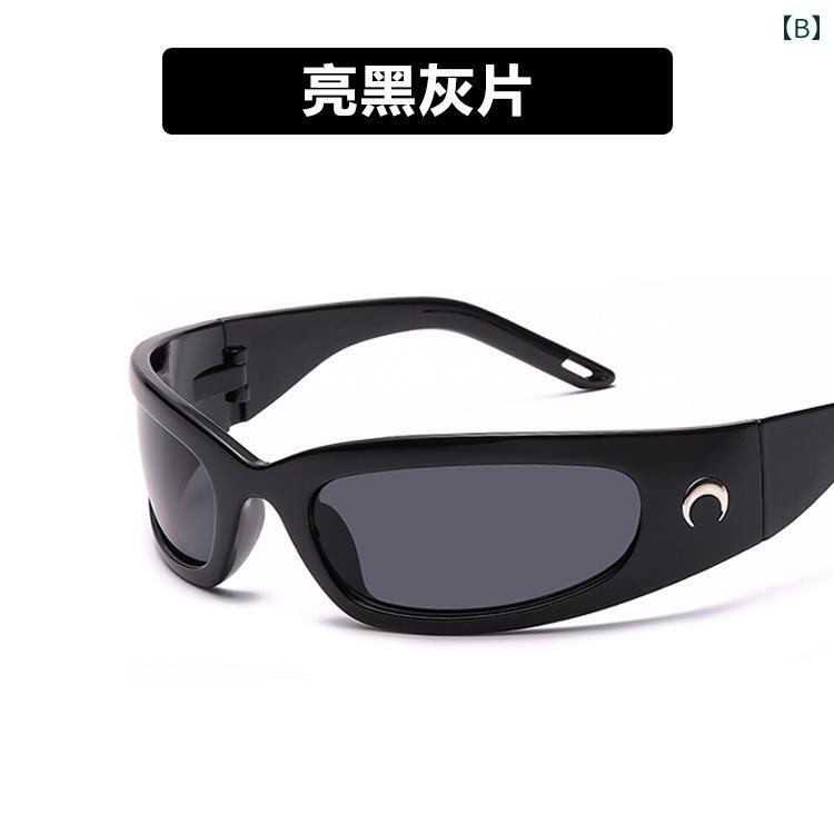 サングラス おしゃれ Jin Xiaozhong Moon ディスコ ヒップ ホップ アウトドア スポーツ サイクリング メガネ アメリカ 2