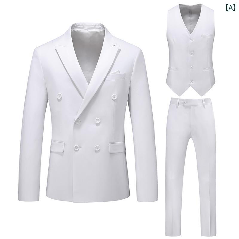 パフォーマンス スーツ マルチカラー メンズ 大人 ビジネス オフィス カジュアル ブリティッシュ スタイリッシュ 紳士 ファッション