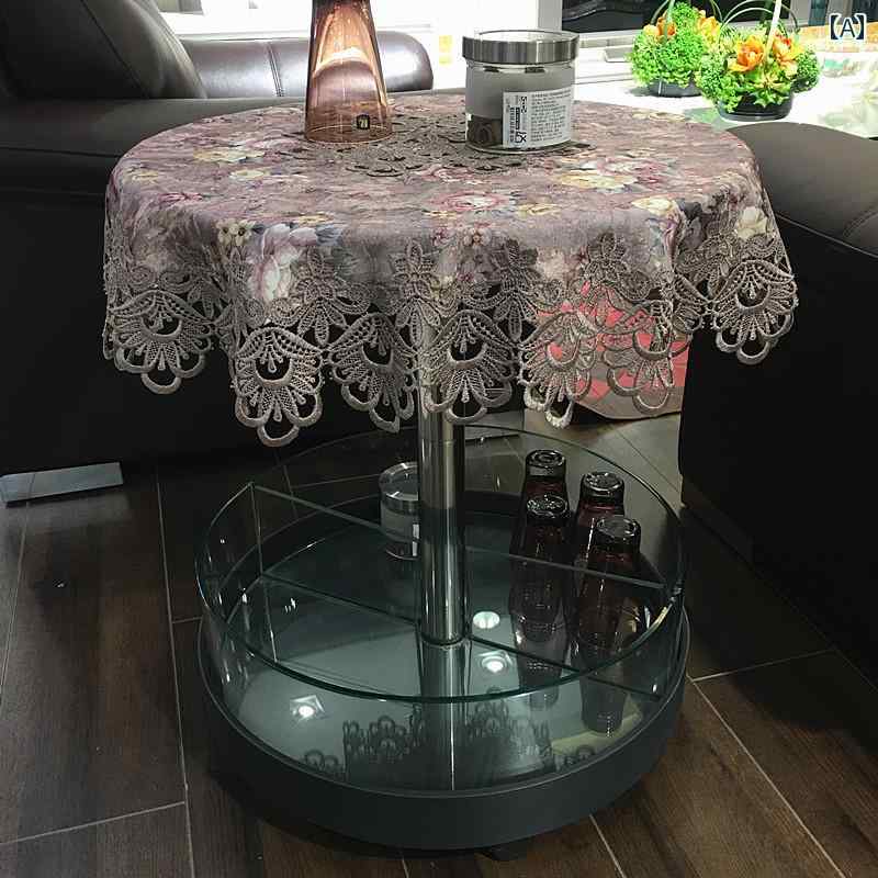 テーブル クロス おしゃれ ダストカバー ラウンド ティー マシン カバー ヨーロピアン 小さい