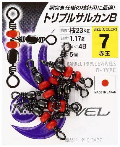 釣り用スイベル スナップ 強度 枝 23kg・サイズ：7・強度(枝)：23kg・入数：5個