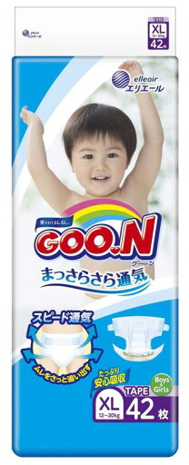 大王製紙 グーンまっさらさら通気BIGサイズ 42枚 大王製紙 グーンまっさらさら通気BIGサイズ 42枚