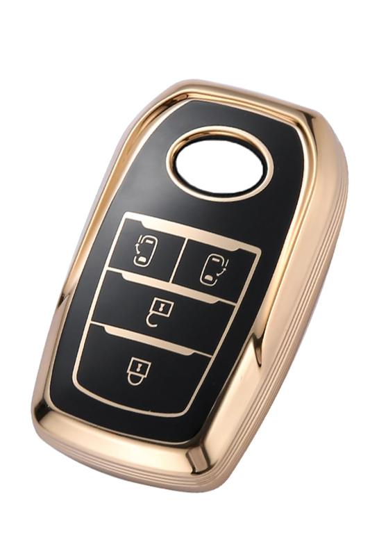 Kinotakaトヨタ専用設計 スマートキーケース 80系ヴォクシ― 新型 VOXY 90系 キーケース ノア 90系 キーカバー 新型ヴォクシー キーカバー 2022年 最新 voxy NOAH 90系 アクセサリー パーツ (ブラック(T