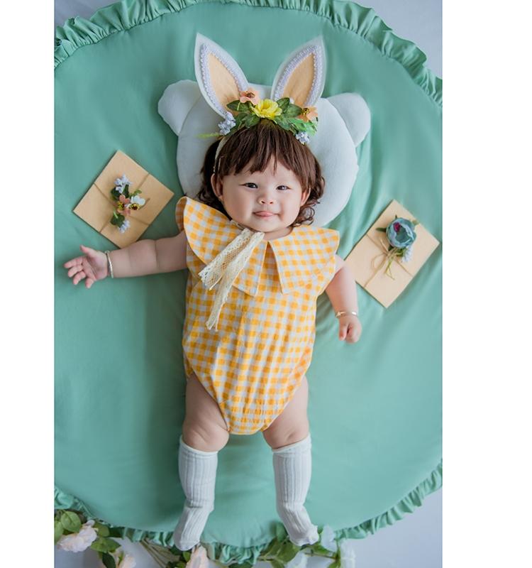 赤ちゃん ベビー フォト ファッション 服 写真撮影 小道具 レトロ スタジオ 衣装 ...