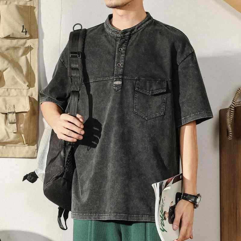 メンズ ファッショントップス Tシャツ ゆったり アメリカン レトロ カットソー 普段使い 半袖 アウトドア スポーツ ワーク カジュアル メンズ 夏