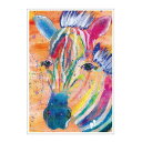 テンヨー(Tenyo) 【日本製】 1000ピース ピュアホワイト ジグソーパズル Saya's Art World RAINY THE ZEBRA (51x73.5cm) TP-1000-622 サービスカード付き(3)