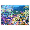 テンヨー(Tenyo) 【日本製】 1000ピース ステンドアート ぎゅっとシリーズ ジグソーパズル Orchid House-Hawaii (38.2×53.2cm) TPG-1000-619 サービスカード付き(3)