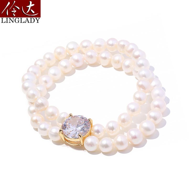 手首 バロック パールブレスレット レディース イン ライト レトロ ビーズ ハンド ジュエリー ファッション アクセサリー 装飾品