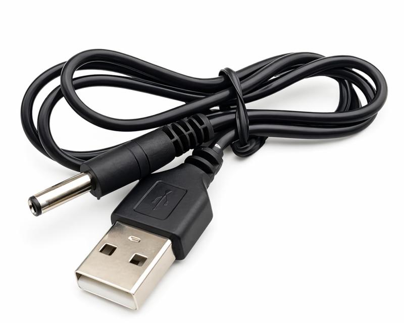CNCTWO(コネクトツー) DC(オス)-USB A(オス) 電源供給ケーブル DC外径3.5mm/内径1.35mm(オス) 型プラグ ケーブル長:約1m