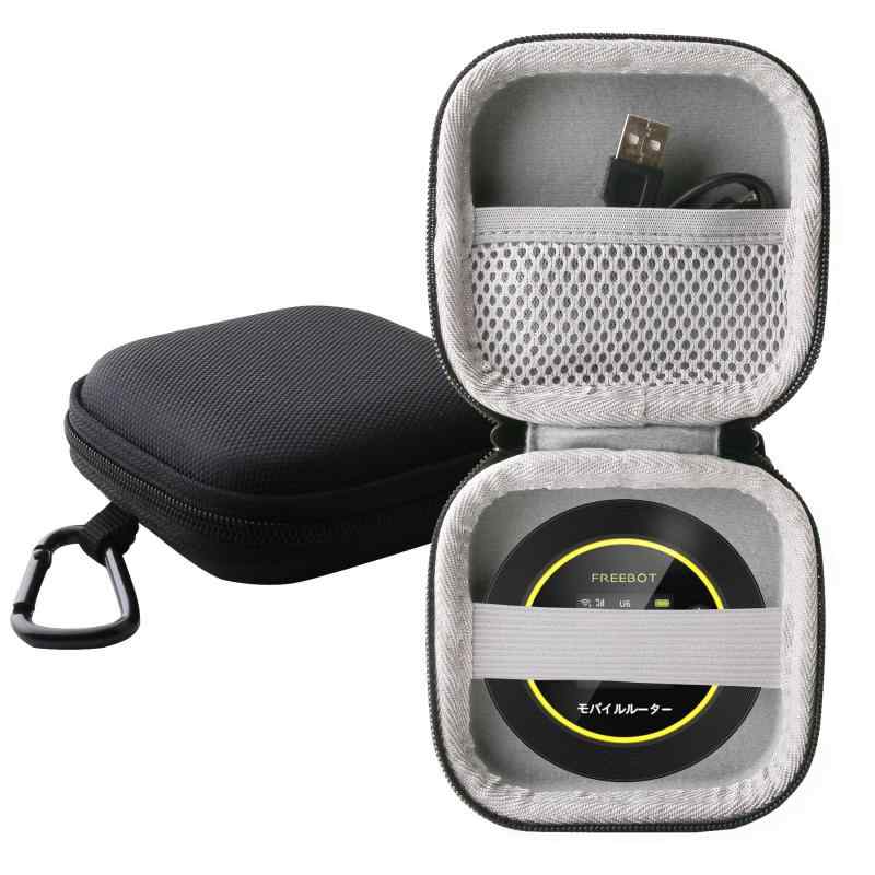 WERJIA 収納ケース互換のMacaroon FREEBOT SE01 ポケットwifi /365チャージWiFi モバイルルーター対応ケース