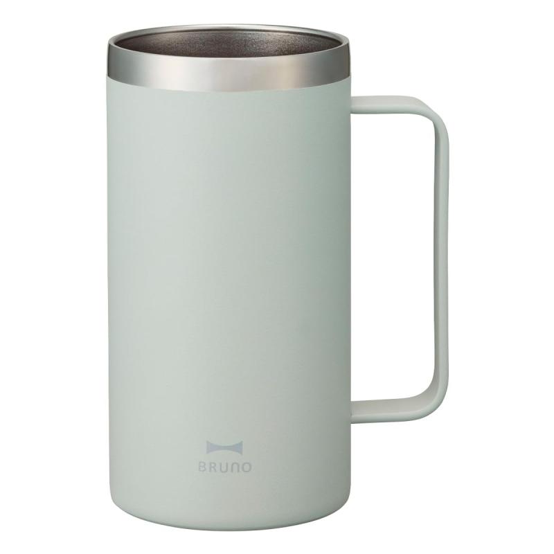 [ブルー] タンブラー 取っ手つき 500ml BHK295 【6760972】グリーン
