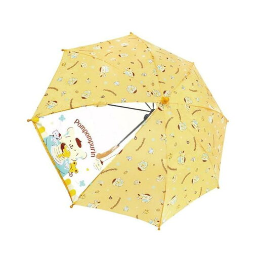 ポムポムプリン 傘 45cm 透明窓 手開き サンリオ かわいい ポムポムプリン 傘 45cm 透明窓 手開き サンリオ かわいい