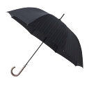ムーンバット 【ランバン オン ブルー】 雨傘 長傘 先染め 大きいサイズ ストライプ 21-084-11099-03 ブルー