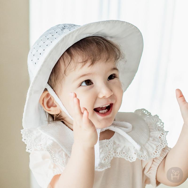 サンハット ベビー 帽子 キャップ ひさし帽 紫外線対策 日除け 頭 ヘッド 保護 かわいい 幼児 赤ちゃん..