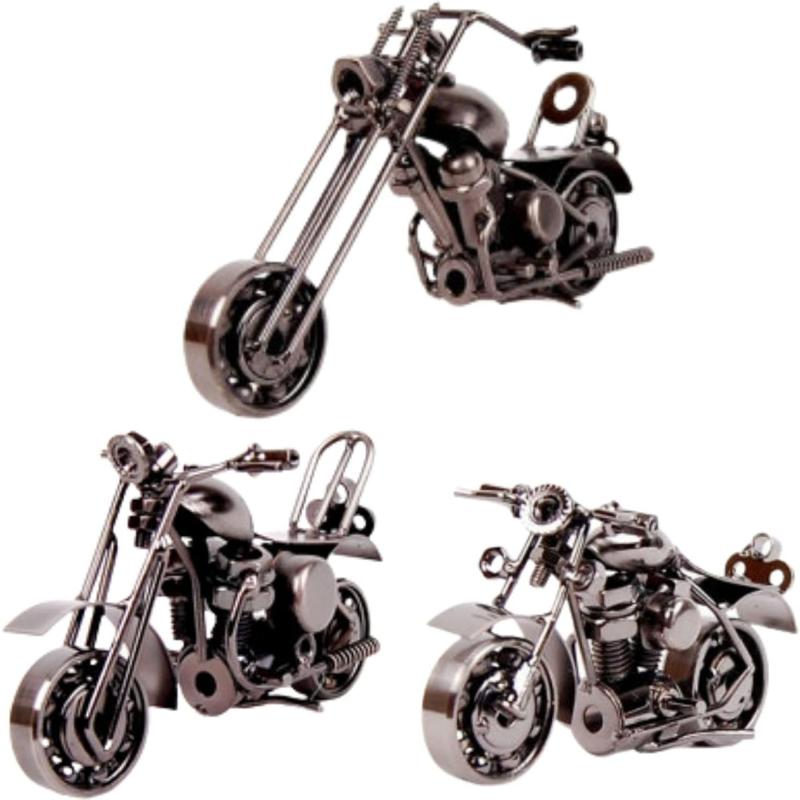 【クローブキューブ】クラシック バイク オブジェ 3種セット アンティーク調 アメリカン 雑貨 ミニチュ..