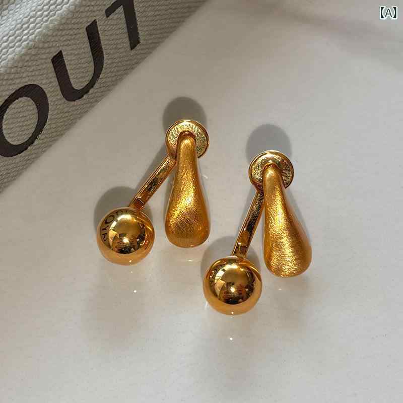 ピアス イヤリング レディース 女性用 S925シルバーポスト K18金メッキ 真鍮製 ヘ...