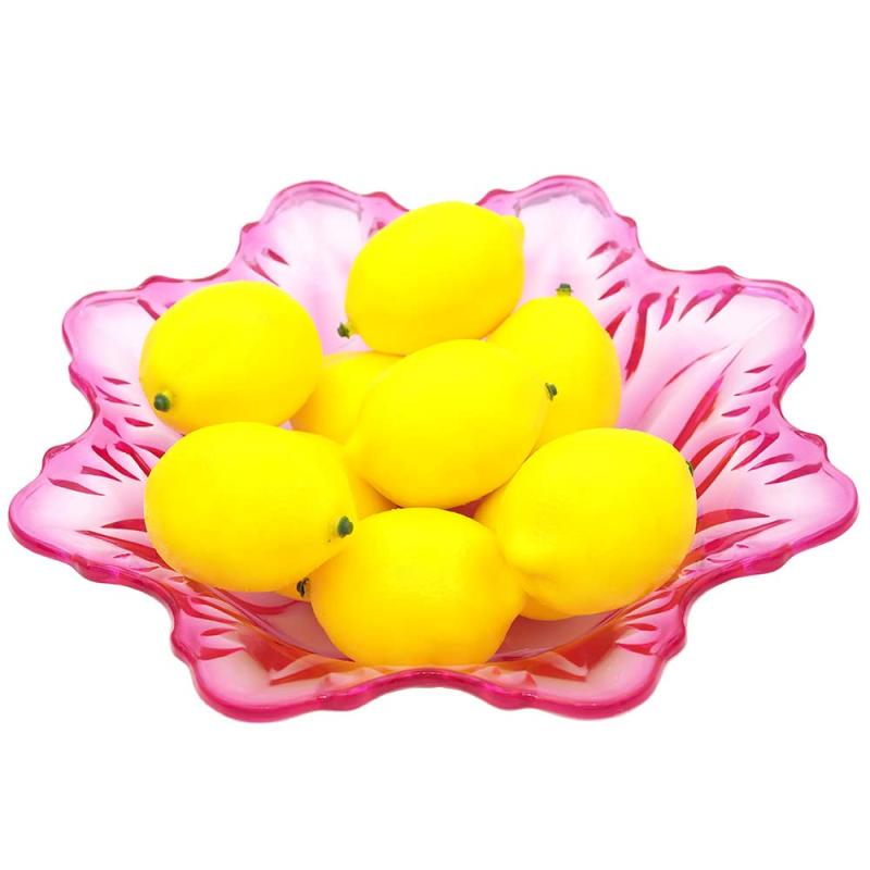 Hymyily 人工果実 果物模型 本物そっくりな模型 家の装飾のための人工フルーツ 複数のフルーツシミュレ..