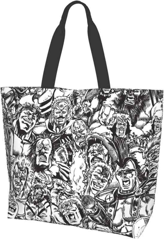 [Barasu] 北斗の拳 ボディーバッグ マザーズバッグショッピングバッグ 大容量 する レディース トート..