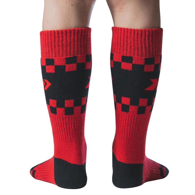 [ダートフリーク] DFG モトソックス ユース(子供用) YS(20cm〜22cm) レッド C3065(旧品番:DG1121-004-003)