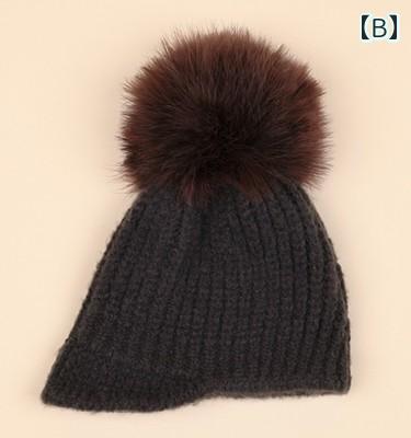 ベビー 帽子 防寒 かわいい 韓国 メンズ レディース プルオーバー 秋冬 暖かい ウール サンハット 日よけ キャップ 2
