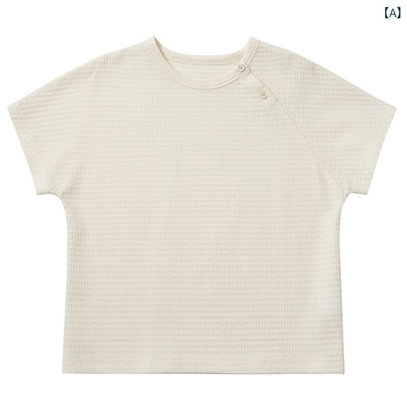 トップス Tシャツ キッズ おしゃれ ナチュラル 子供服 女の子 夏服 快適 肌に優しい コットン 中型 大..