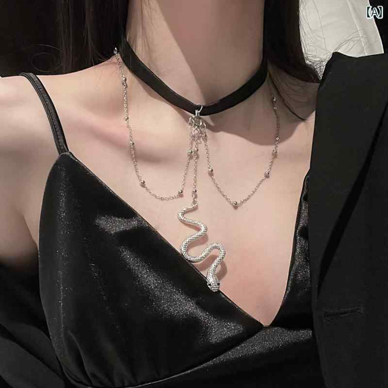 レディース 夏 タッセル チェーン ネックレス レッグ ガーター 水着アクセ クラブ アクセ ツーピース ..