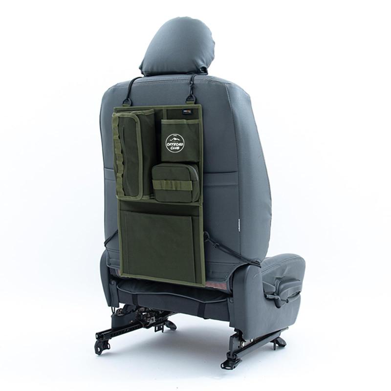 シートバックポケット 1個入り THE OFFROAD CLUB ザ オフロードクラブ 車 収納ポケット シートポケット 撥水 PVC加工 汎用品【CORDURA Fabric使用】