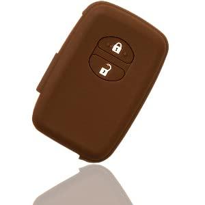【MALAKO】トヨタ スマートキー シリコンカバー 2ボタン プリウスα アクア ヴィッツ ウィッシュ 86 ク..