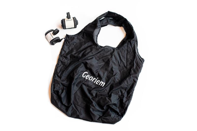 [pipinowa] エコバッグ 大きな くしゃまる クシャっと丸めるエコバッグ スーパー Georiem(3.0)