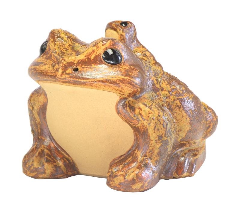 陶里 『信楽焼』 蛙 FIGURINE