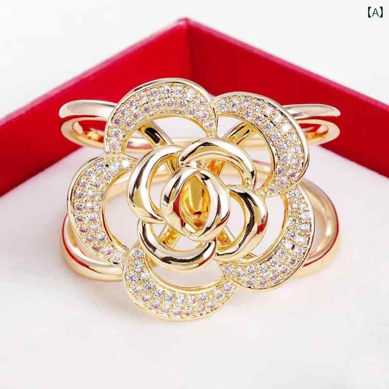 スカーフ リング おしゃれ レディース アクセサリー ハイエンド リアルゴールド 電気 メッキ スカーフ ..