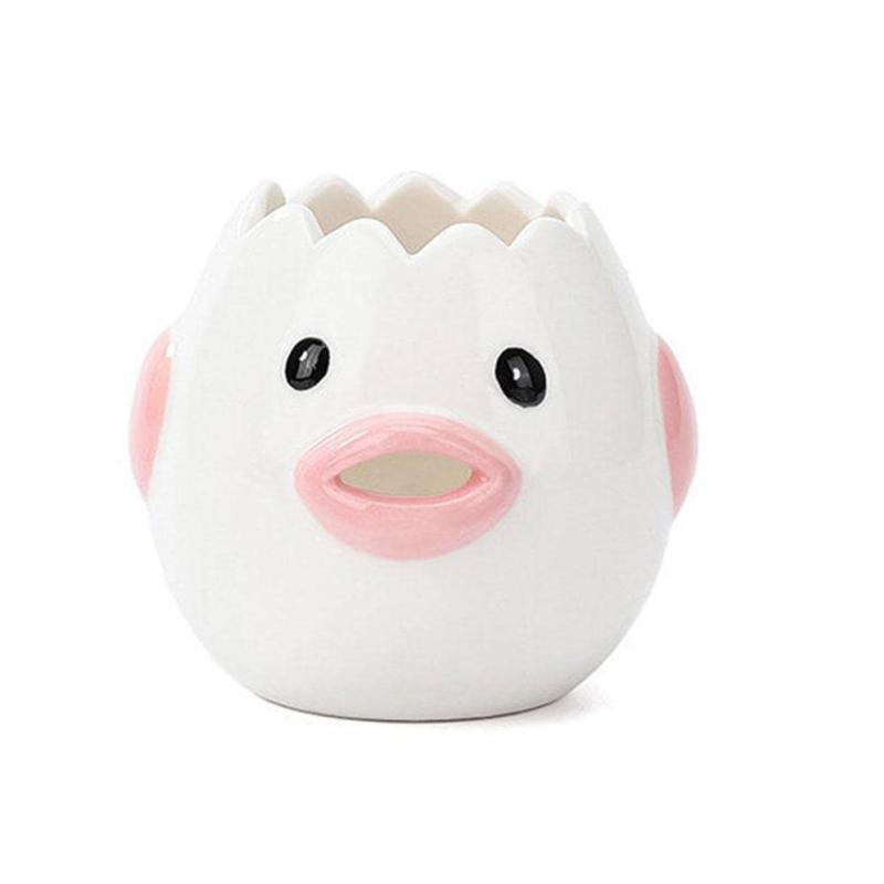 卵黄分離器 卵白セパレーター 卵黄身分け器 黄身取り器 可愛い セラミック 卵 黄身 白身 キレイに分離..