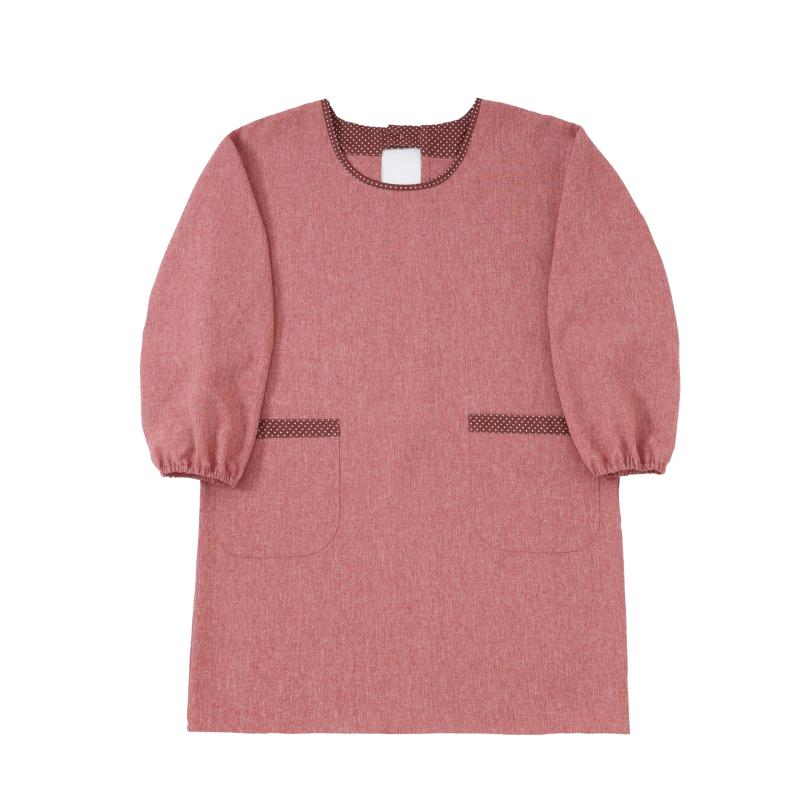 割烹着 おしゃれ かっぽう着 エプロン しわになりにくい 速乾 女性用 人気アイテム シンプル かわいい ポケット付き 保育士 看護 ガーデニング 料理教室