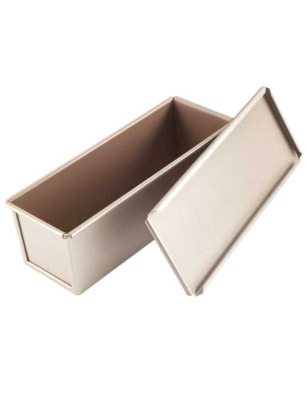 CHEFMADE 食パン 型 パン型 フタ付き パン焼 (L-22.3×8.7×7.7CM)