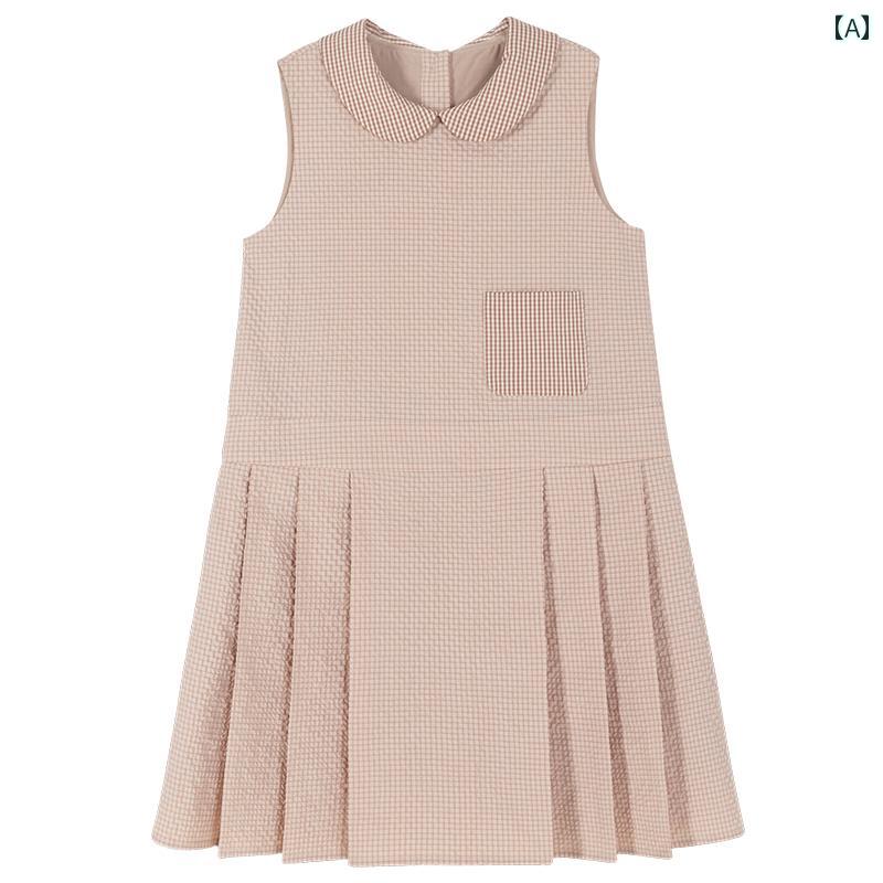 ドレス ワンピース キッズ かわいい ナチュラル 子供服 春夏 グレープフルーツ ピンク テクスチャ バブ..