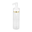 Shamiina 150ml シャンプー ボトル クリア 空の 石鹸 ディスペンサー メイクアップ 液体 ハンドソープ用