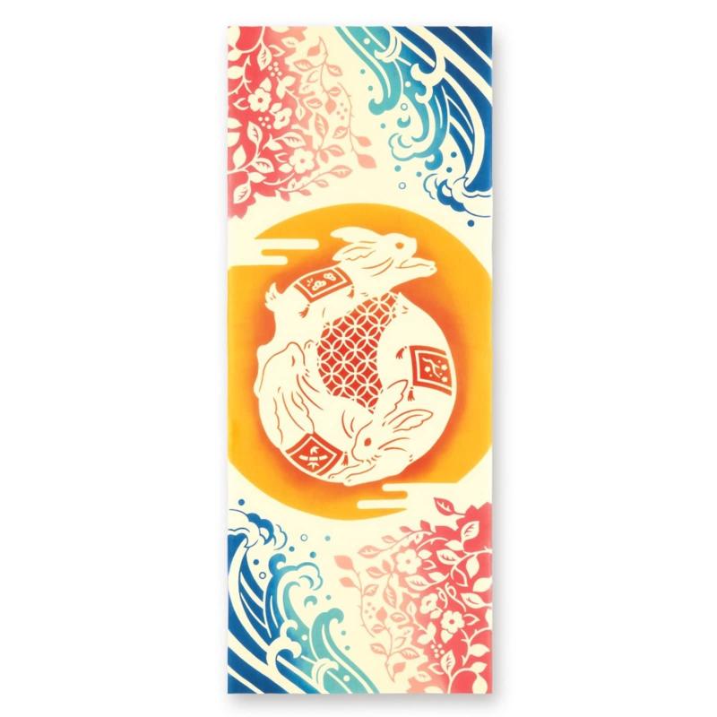 kenema 注染手ぬぐい 夏の風物詩 ビードロ浮き球 36×90cm