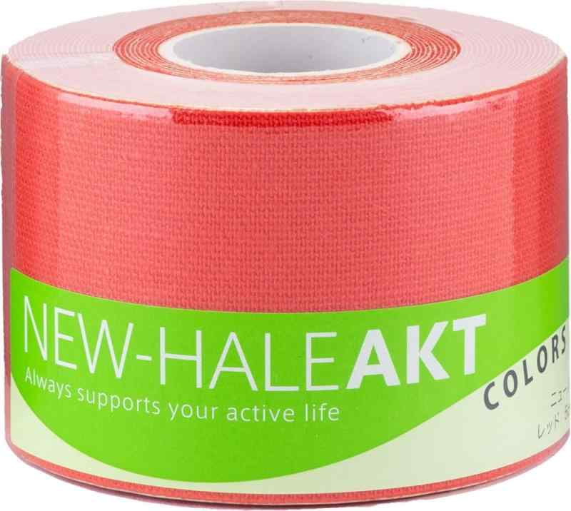 New-HALE(ニューハレ) テーピングテープ ロールタイプ ひじ ひざ 関節 筋肉 サポート AKT Colors レッ..