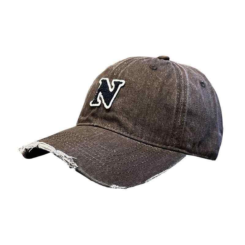 帽子 キャップ ハット ユニセックス メンズ レディース おしゃれ アメリカン レトロ ユーズド加工 カジュアル デニム ポリエステル ストリート